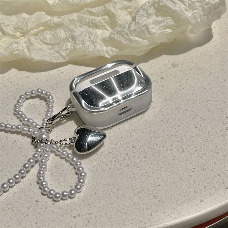 Bow Faux Pearl AirPods / Pro Earphone Case Skin