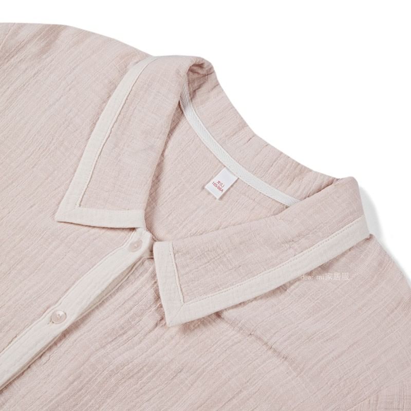 Couple Matching Pajama Set: Pocket Detail Shirt + Pants (Various Designs)