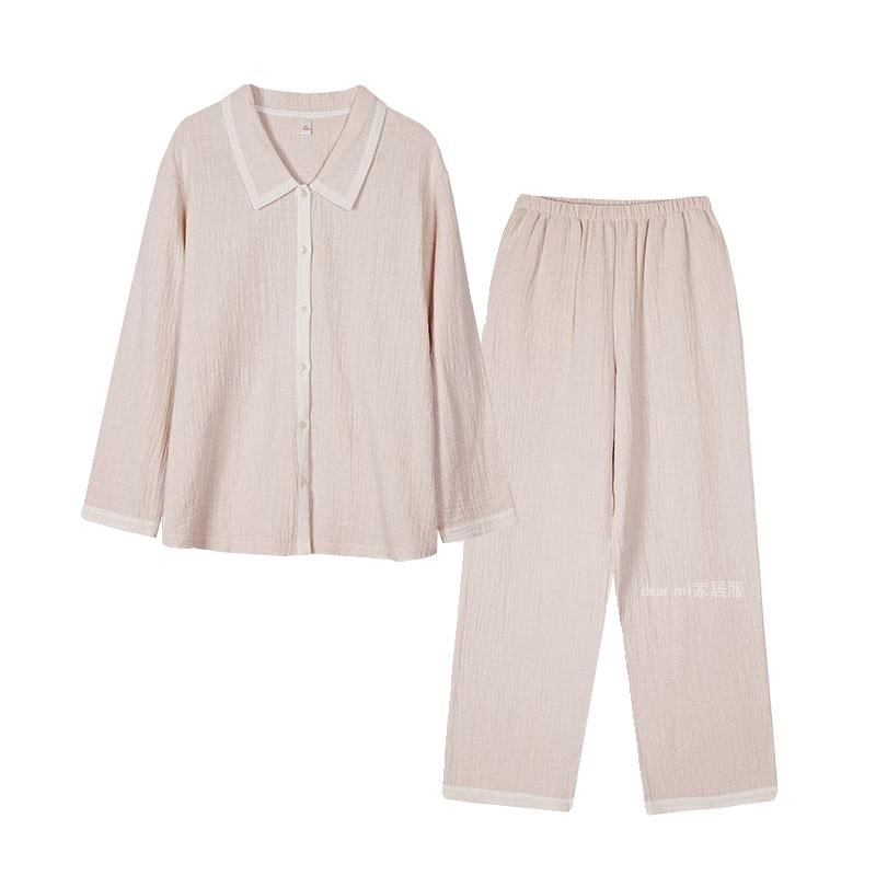 Couple Matching Pajama Set: Pocket Detail Shirt + Pants (Various Designs)