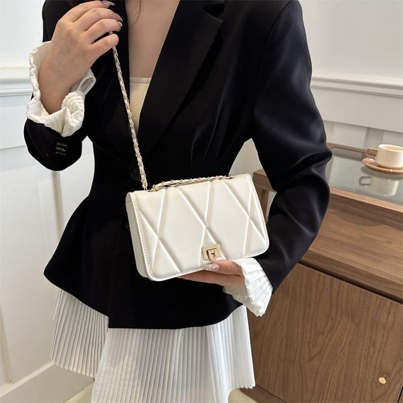 Quilted Flap Shoulder Bag