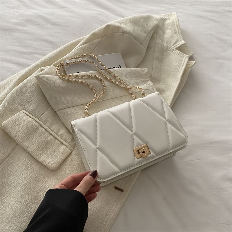 Quilted Flap Shoulder Bag