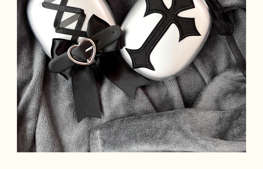 Cross Ribbon AirPods Max Earphone Case Skin