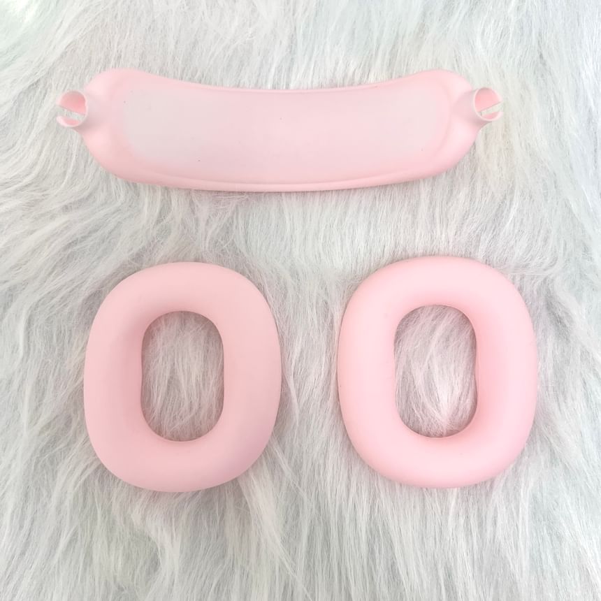 Plain AirPods Max Earphone Case Skin / Headband Cover / Set