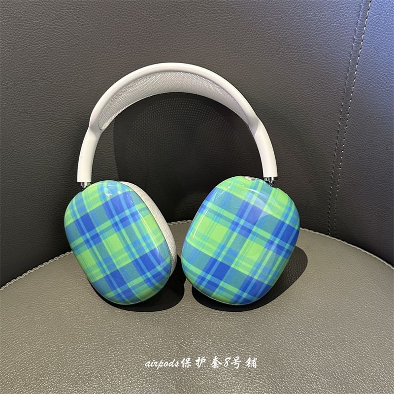 Plaid AirPods Max Earphone Case Skin