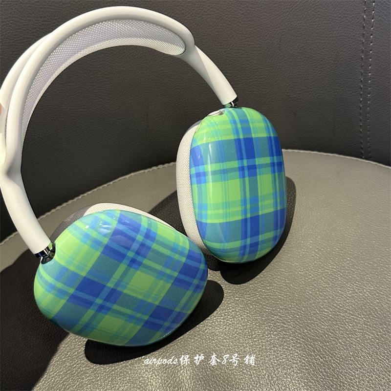Plaid AirPods Max Earphone Case Skin