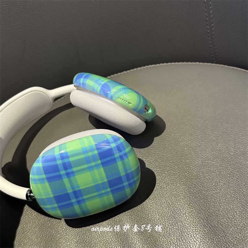 Plaid AirPods Max Earphone Case Skin
