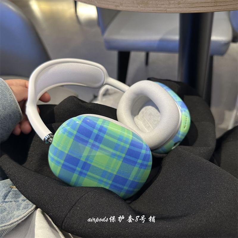 Plaid AirPods Max Earphone Case Skin