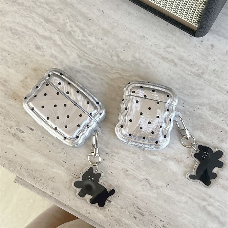 Cat Polka Dot AirPods / Pro Earphone Case Skin