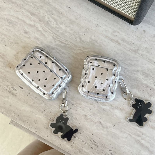 Cat Polka Dot AirPods / Pro Earphone Case Skin