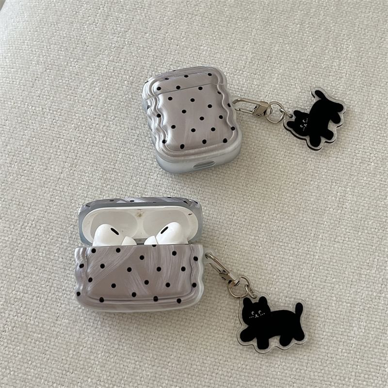 Cat Polka Dot AirPods / Pro Earphone Case Skin