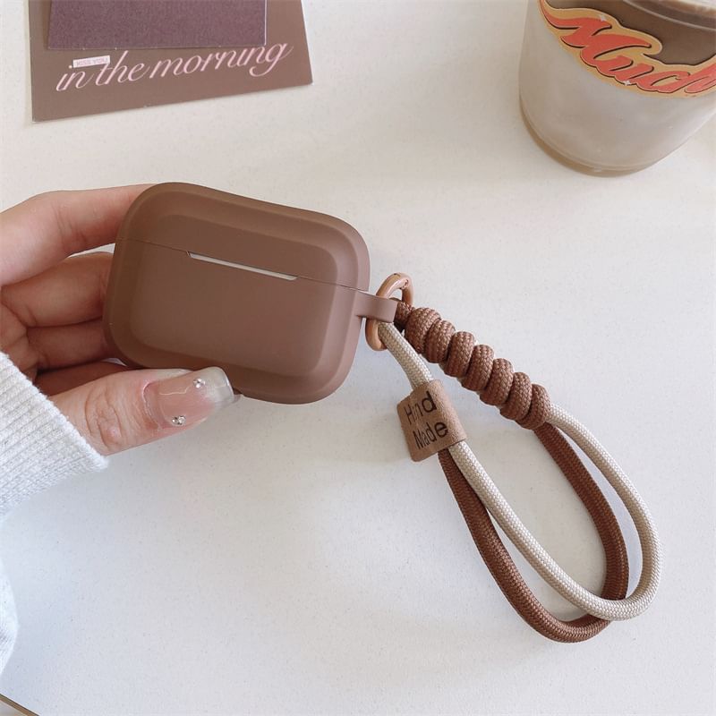 Plain Smiley Strap AirPods / Pro Earphone Case Skin