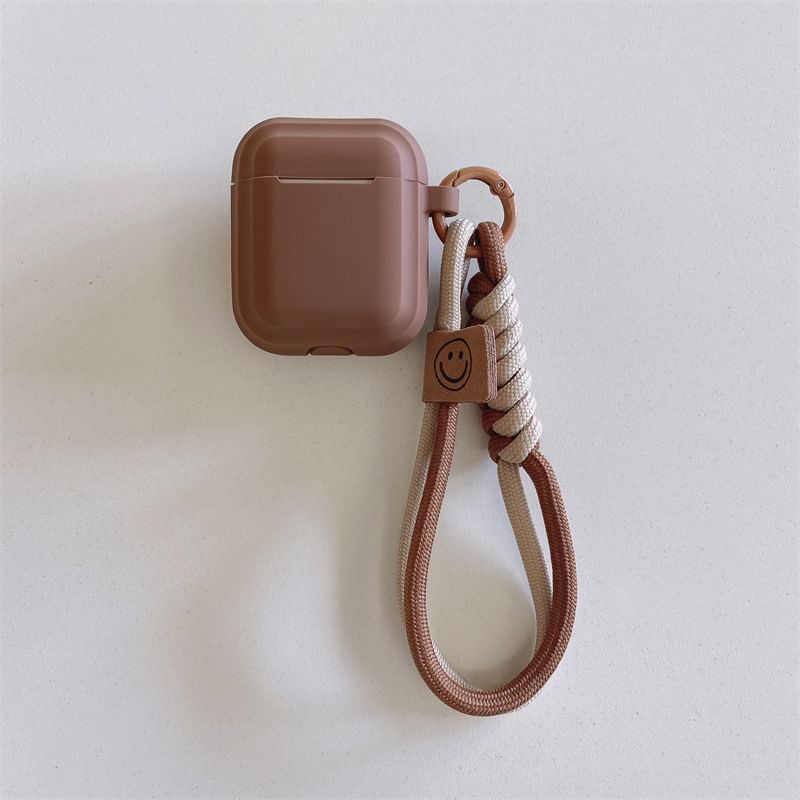 Plain Smiley Strap AirPods / Pro Earphone Case Skin