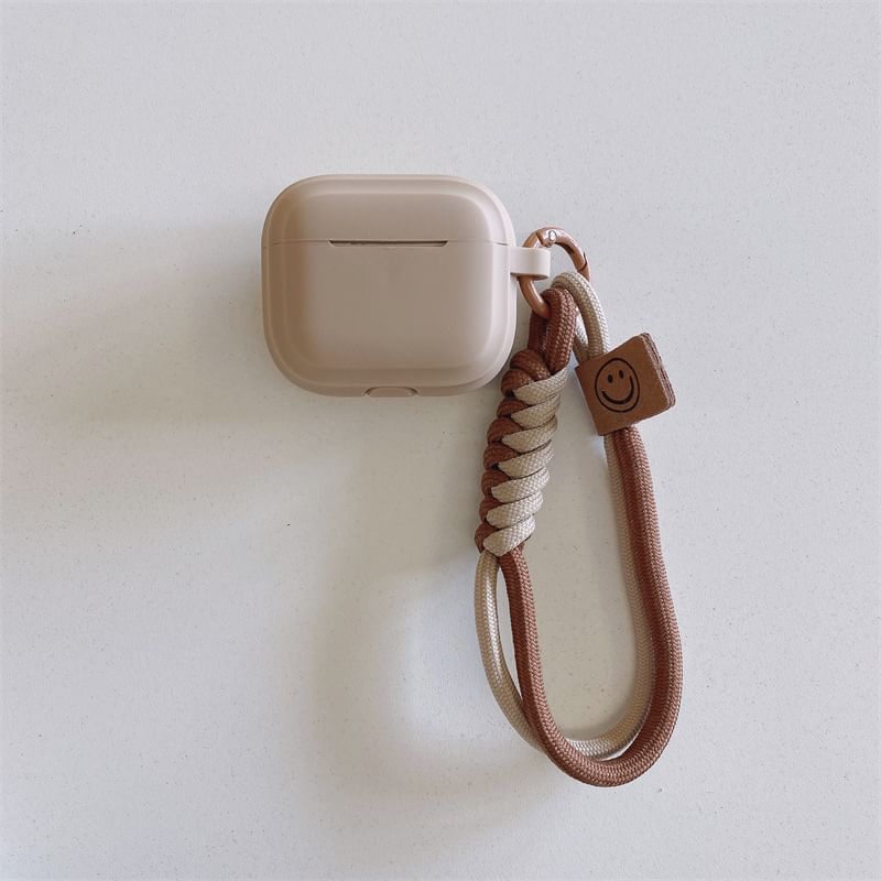 Plain Smiley Strap AirPods / Pro Earphone Case Skin