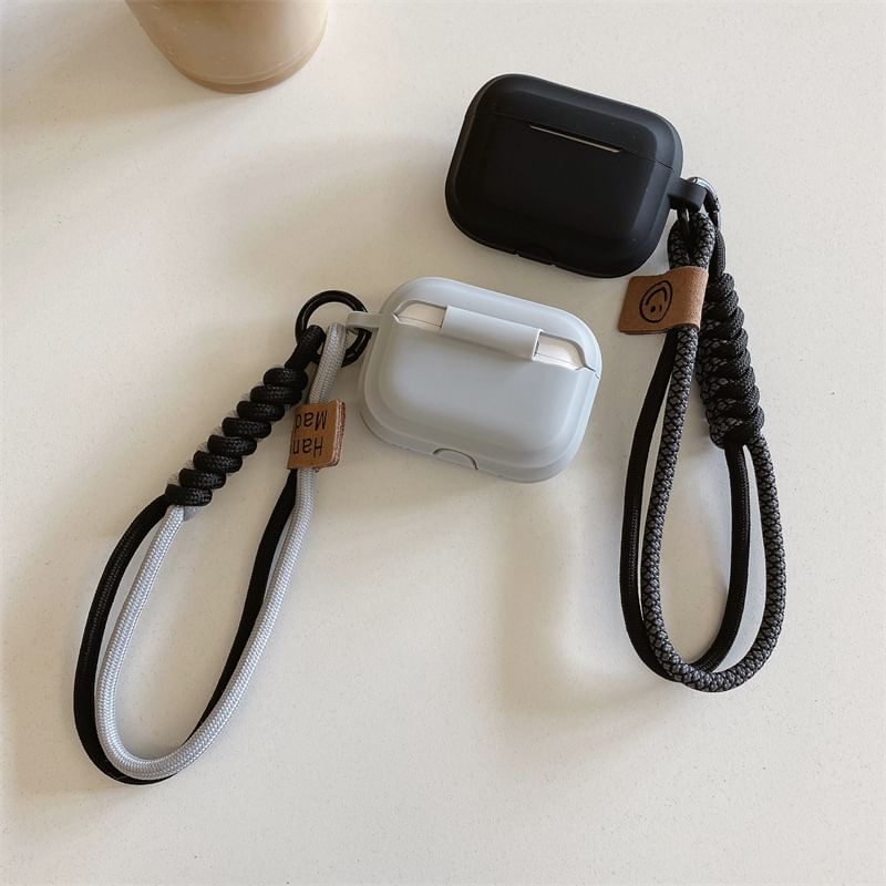 Plain Smiley Strap AirPods / Pro Earphone Case Skin