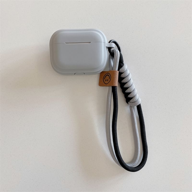 Plain Smiley Strap AirPods / Pro Earphone Case Skin