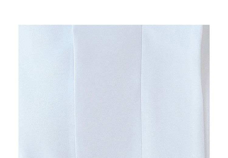 V-Neck Sleeveless Top with Pencil Skirt and Capri Trousers