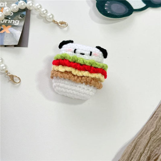 Burger Dog Knit AirPods / Pro Earphone Case Skin