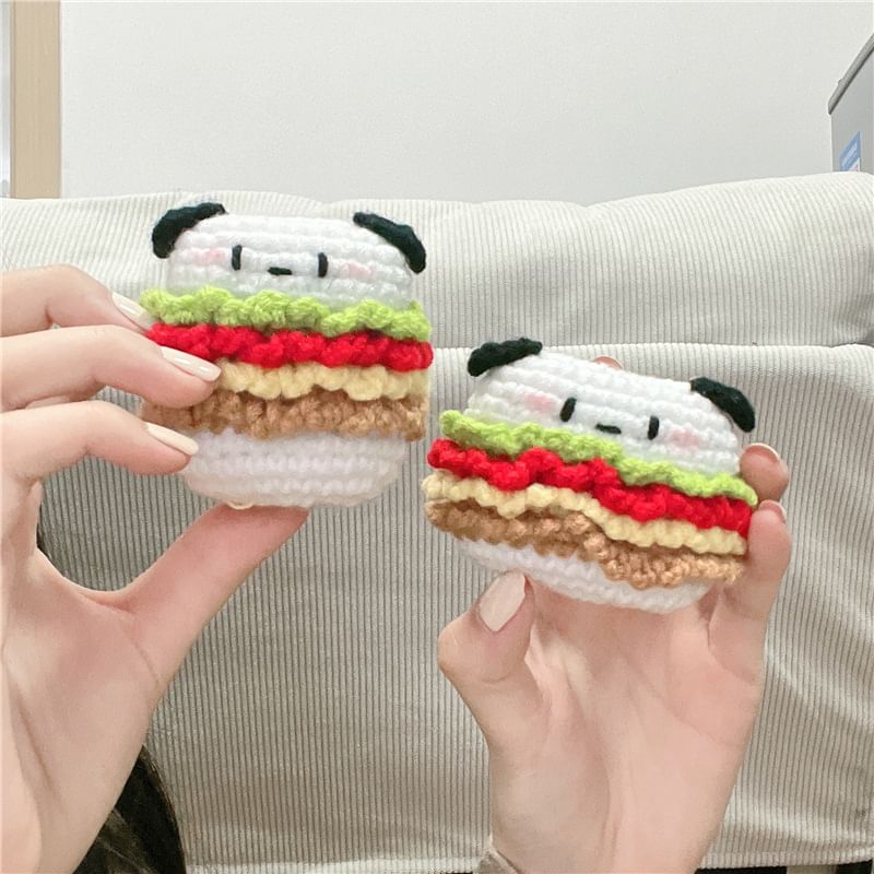 Burger Dog Knit AirPods / Pro Earphone Case Skin