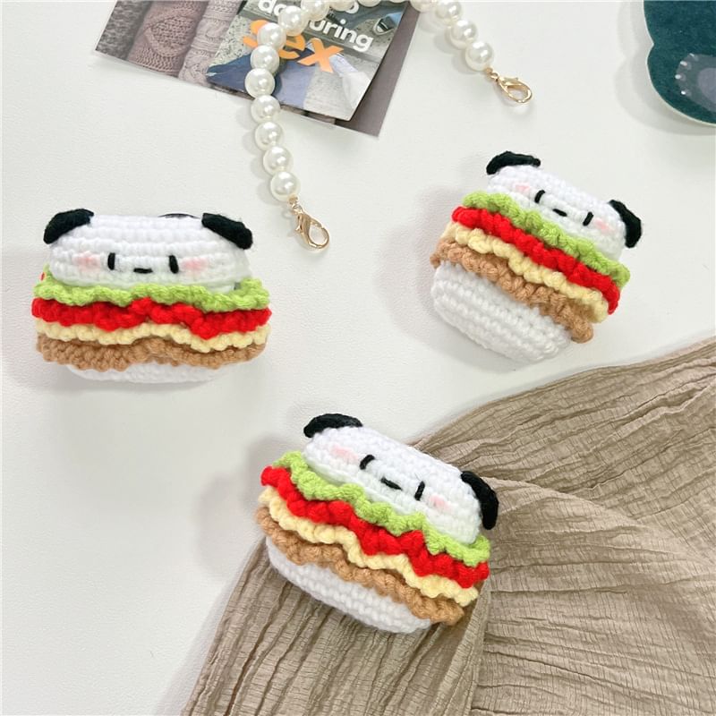 Burger Dog Knit AirPods / Pro Earphone Case Skin