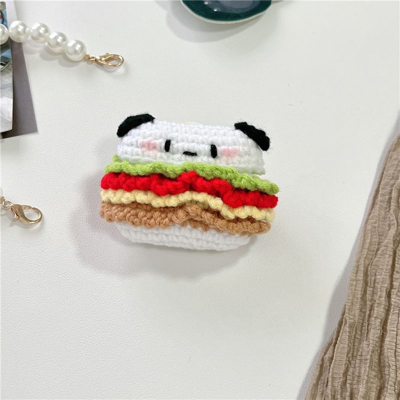 Burger Dog Knit AirPods / Pro Earphone Case Skin