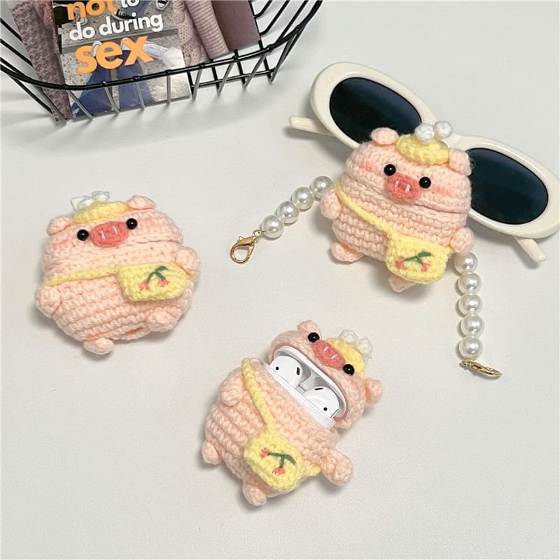 Pig Knit AirPods / Pro Earphone Case Skin