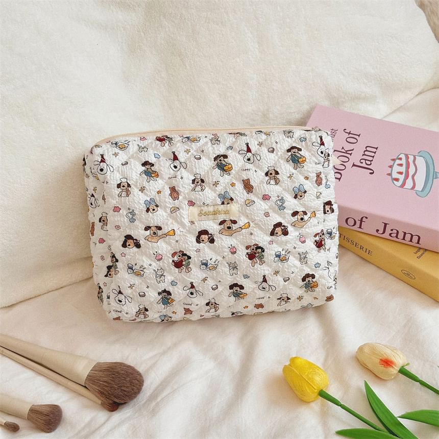 Animal Fabric Makeup Bag / Pencil Case