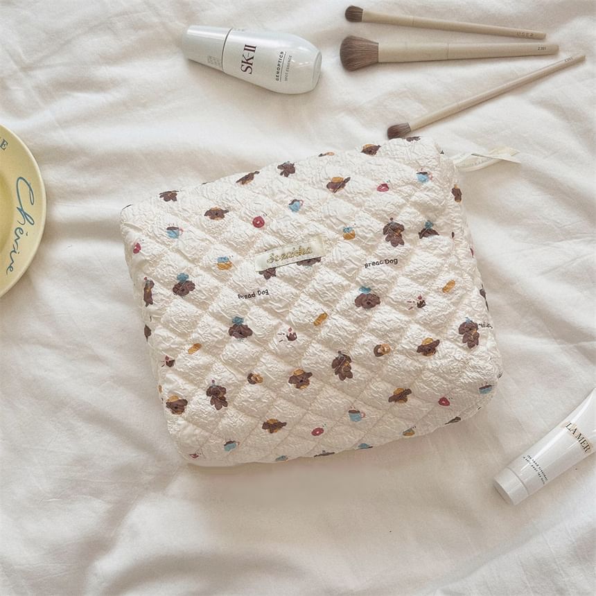 Animal Fabric Makeup Bag / Pencil Case