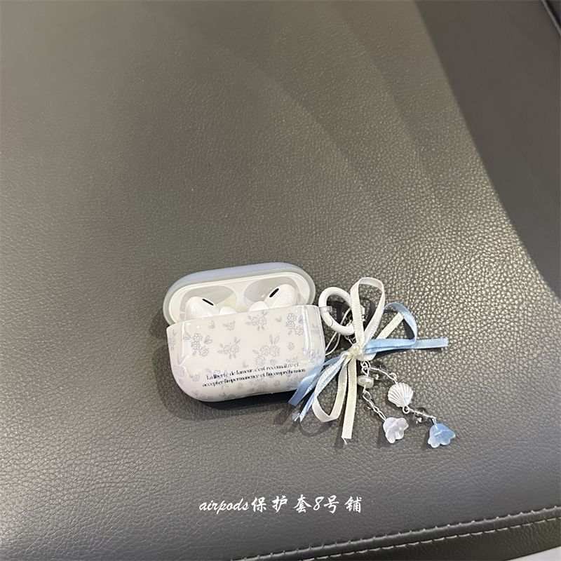 Floral AirPods / Pro Earphone Case Skin / Charm / Set