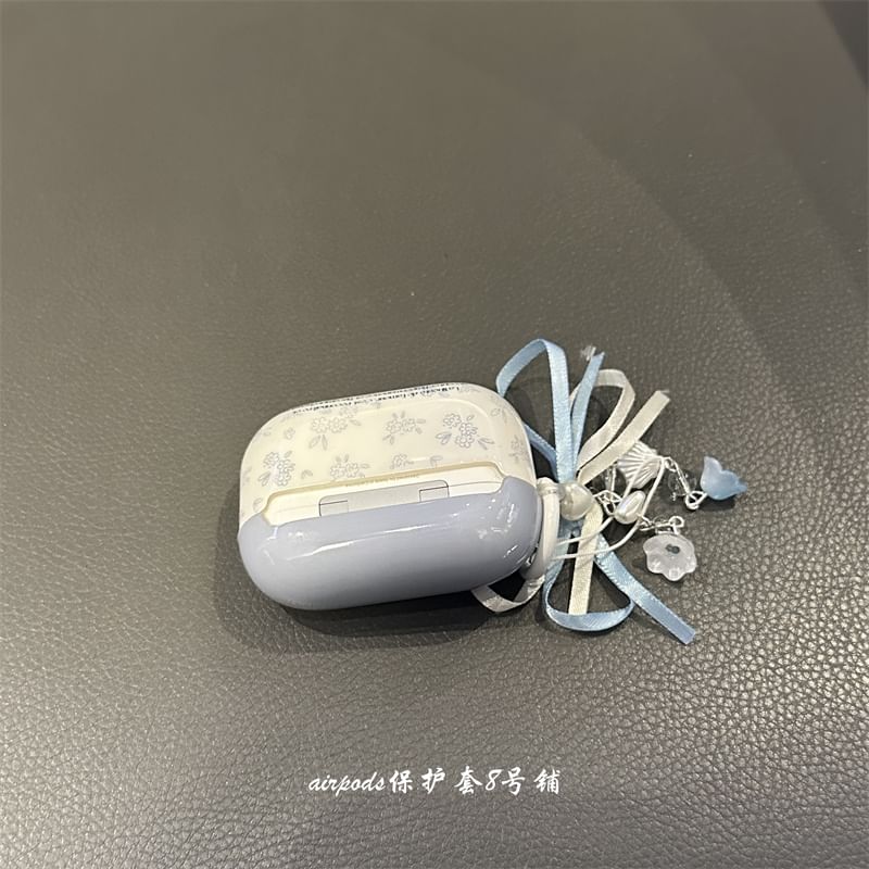 Floral AirPods / Pro Earphone Case Skin / Charm / Set