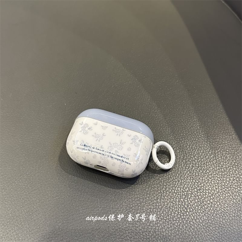 Floral AirPods / Pro Earphone Case Skin / Charm / Set