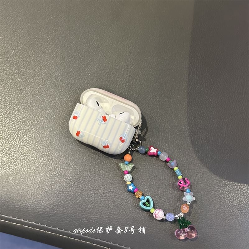 Cherry AirPods / Pro Earphone Case Skin / Strap / Set