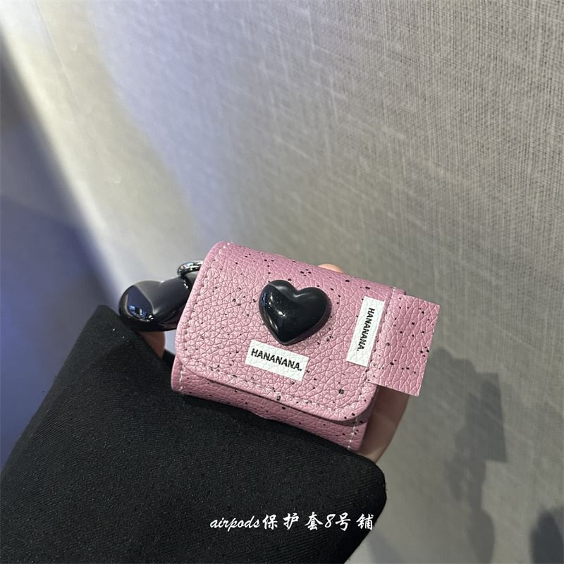 Heart AirPods / Pro Earphone Case Skin / Charm / Set