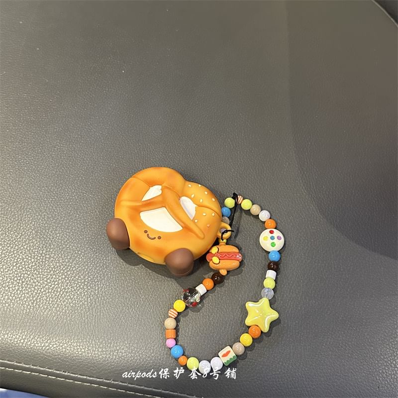 Pretzel AirPods / Pro Earphone Case Skin / Charm / Set