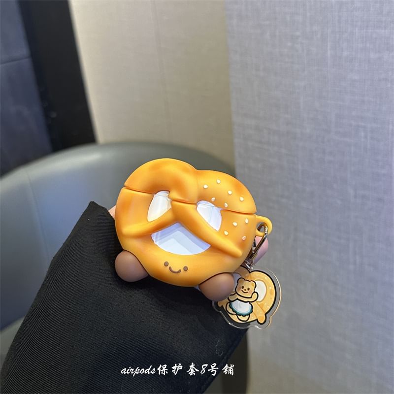Pretzel AirPods / Pro Earphone Case Skin / Charm / Set