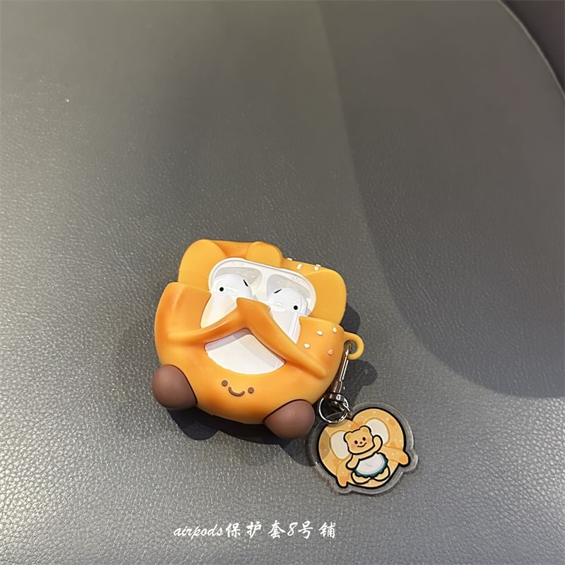 Pretzel AirPods / Pro Earphone Case Skin / Charm / Set