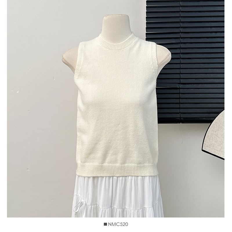 Knit Tank & Cropped Wrap Cardigan Set