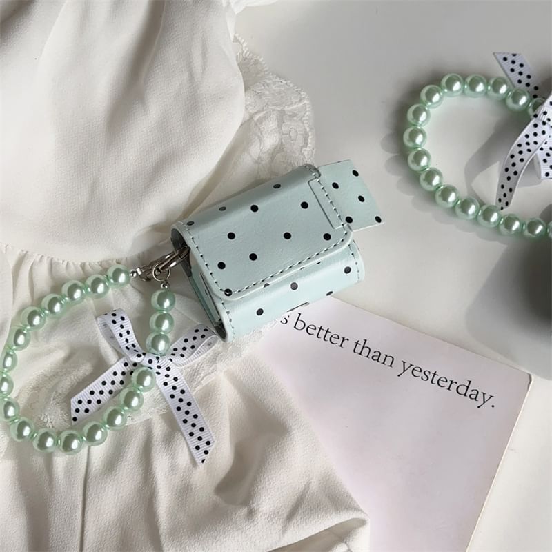 Polka Dot Strap AirPods / Pro Earphone Case Skin