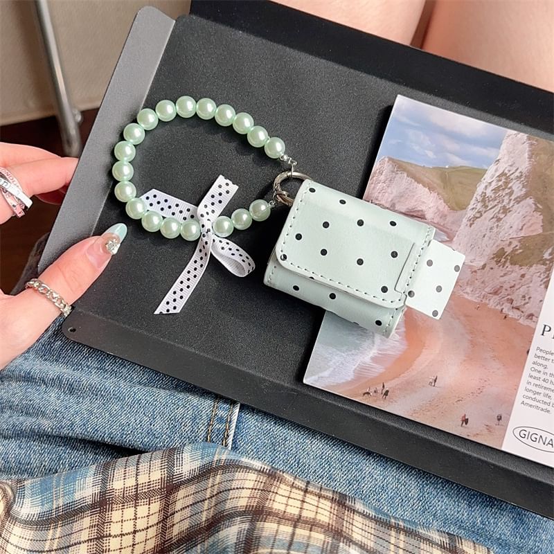 Polka Dot Strap AirPods / Pro Earphone Case Skin