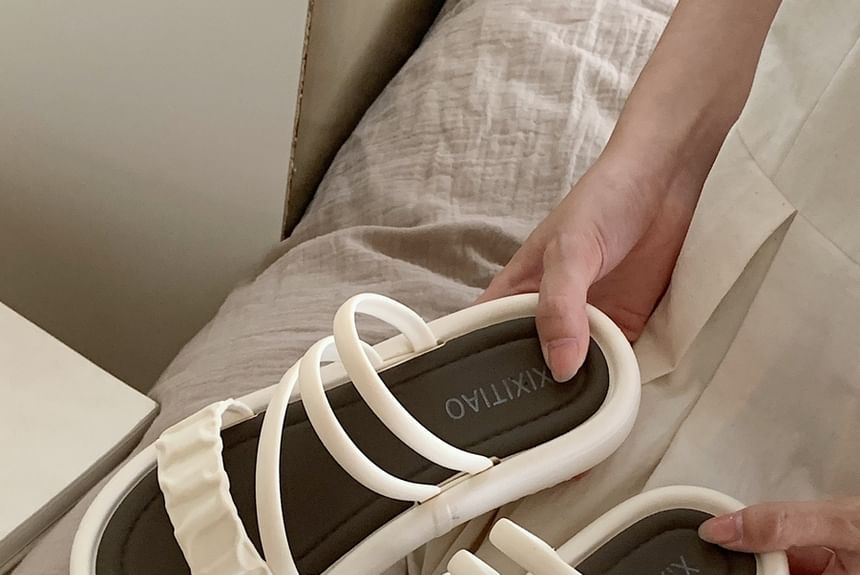 Strappy Slide Sandals