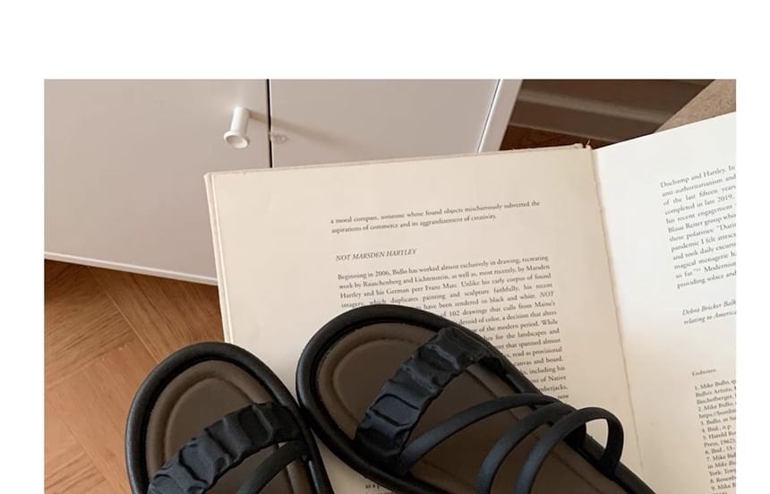 Strappy Slide Sandals
