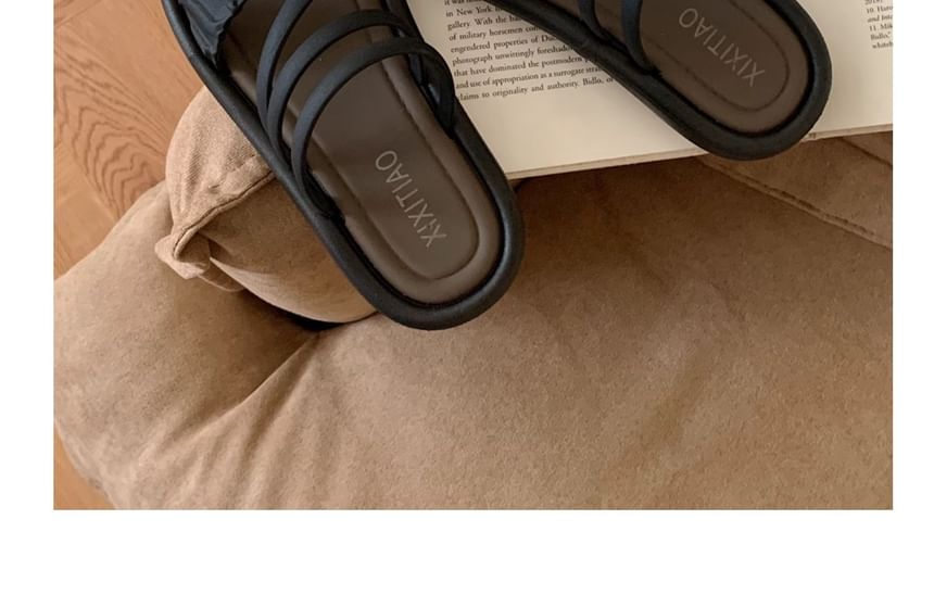 Strappy Slide Sandals