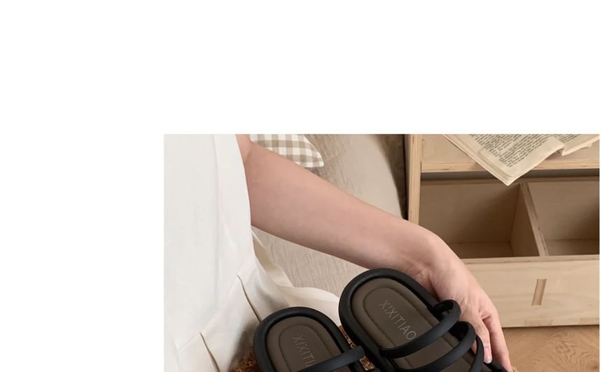 Strappy Slide Sandals