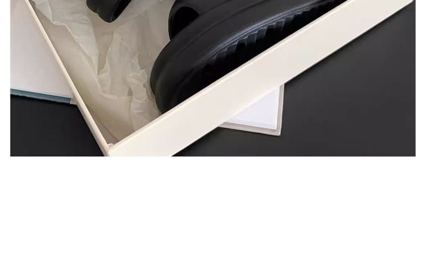 Plain Platform Slingback Sandals