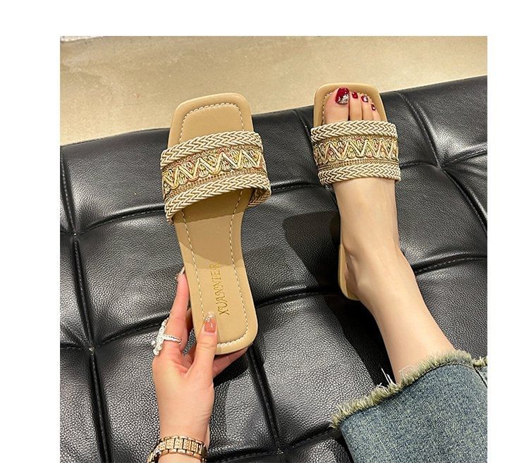 Plus Size Braided Sandals (35-43)