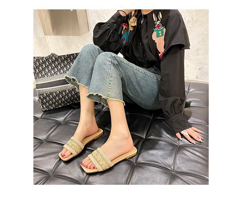 Plus Size Braided Sandals (35-43)