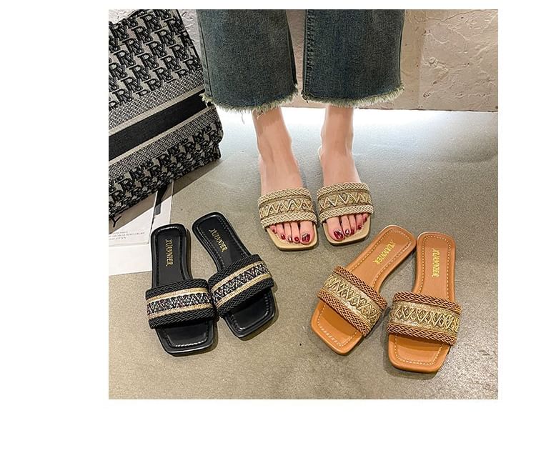 Plus Size Braided Sandals (35-43)