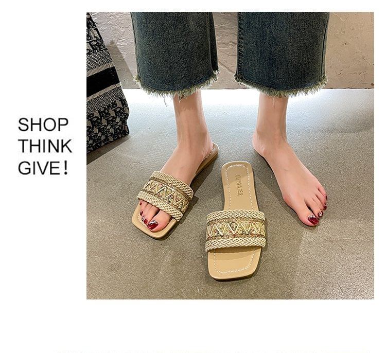 Plus Size Braided Sandals (35-43)