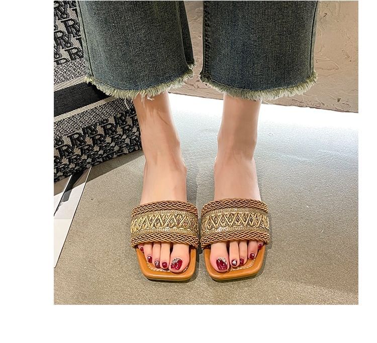 Plus Size Braided Sandals (35-43)