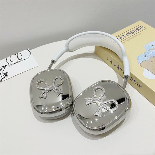 Heart Faux Pearl AirPods Max Earphone Case Skin