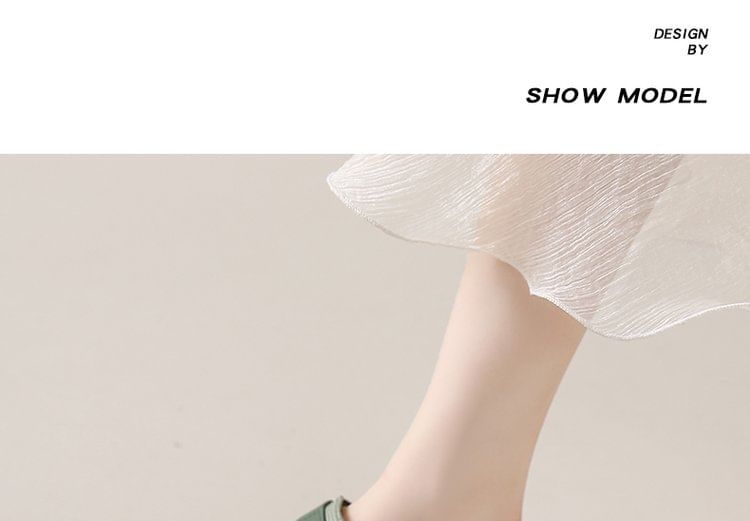 Platform Slide Sandals